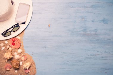 Yaz nesneler için tatil Tema 