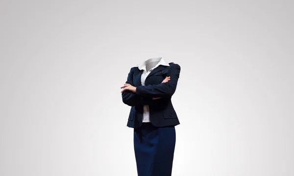 Kobieta bez głowy — Zdjęcie stockowe