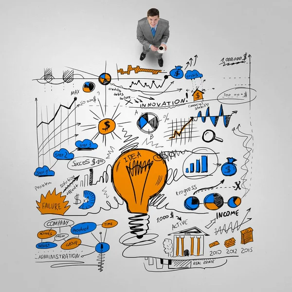 İş adamı ve onun iş stratejisi