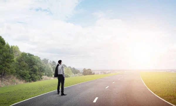 Seu caminho para o conceito de sucesso — Fotografia de Stock