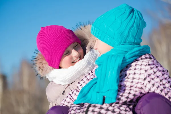 Winter fun activity — Stock Photo, Image