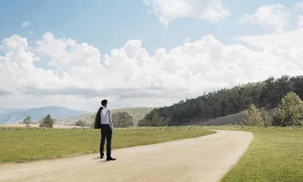 Seu caminho para o conceito de sucesso — Fotografia de Stock