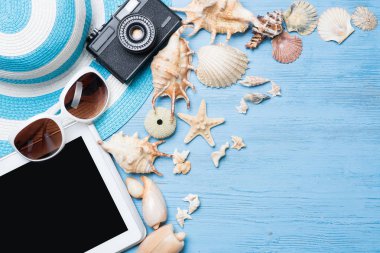 Yaz nesneler için tatil Tema 