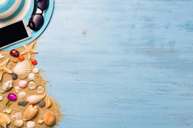 Yaz nesneler için tatil Tema 