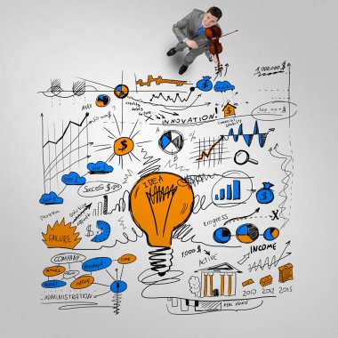 İş adamı oyun başarı melodi