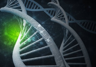 DNA molekülleri arka plan