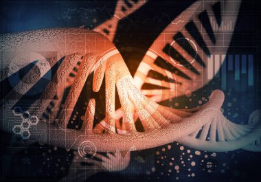 DNA molekülleri arka plan