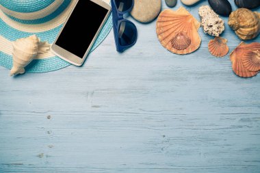 Yaz nesneler için tatil Tema 