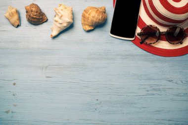 Yaz nesneler için tatil Tema 