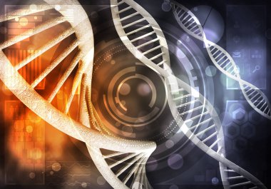 DNA molekülleri arka plan