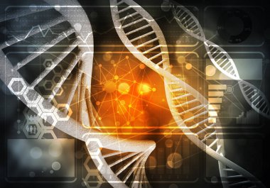 DNA molekülleri arka plan