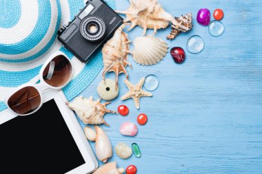 Yaz nesneler için tatil Tema 