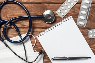 Bir doktor çalışma alanı'nın görünümü