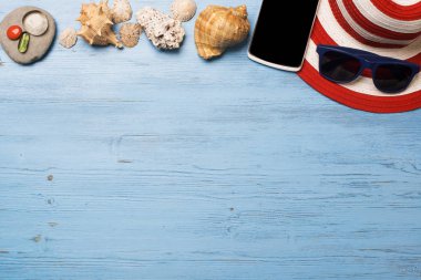 Yaz nesneler için tatil Tema 