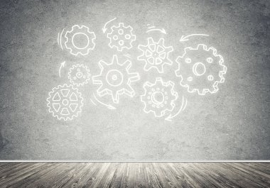 Dişli mekanizması olarak ekip çalışması kavramı