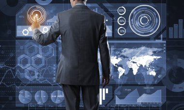 Senin iş kavramı için yenilikçi teknoloji