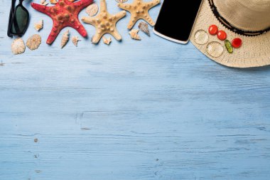 Yaz nesneler için tatil Tema 