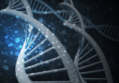 DNA molekülleri arka plan