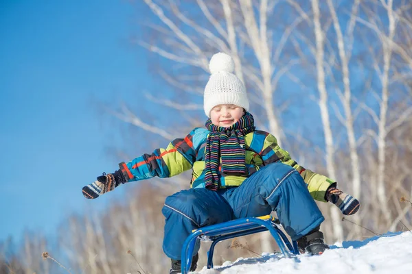 Winter fun activity — Stock Photo, Image