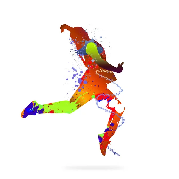 Bailarina de color abstracta — Foto de Stock