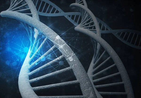 ДНК молекули фону — стокове фото