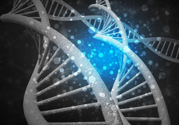 DNA moleculen achtergrond — Stockfoto