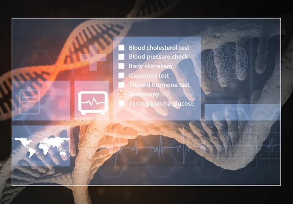 의학 사용자 인터페이스 — 스톡 사진