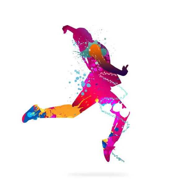 Abstract color dancer — Stock Photo, Image