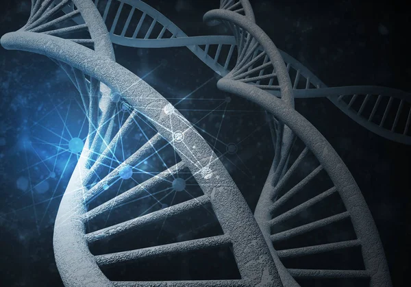 Ιστορικό μορίων DNA — Φωτογραφία Αρχείου