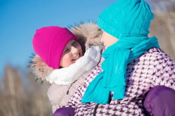 Winter leuke activiteit — Stockfoto