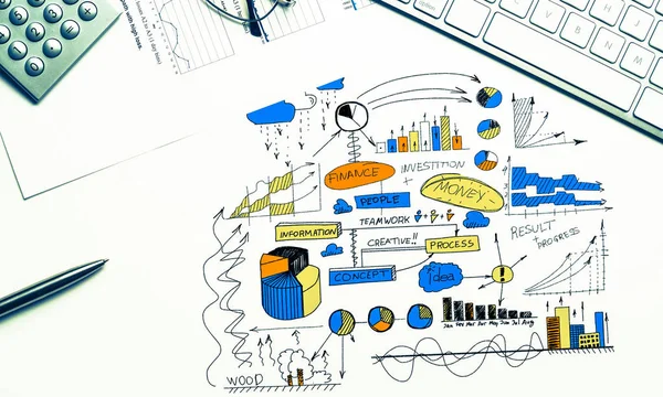 Plan für profitables Geschäft — Stockfoto