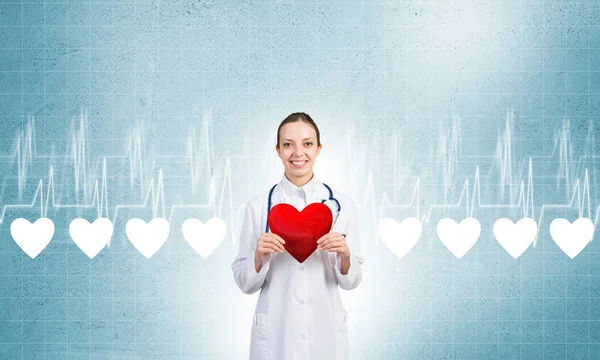 Check your heart — Stock Photo, Image