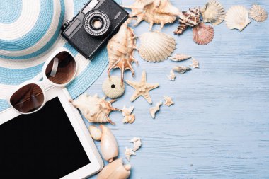 Tatil için yaz nesneleri
