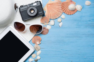 Tatil için yaz nesneleri