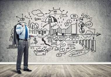 işadamı baş olmadan