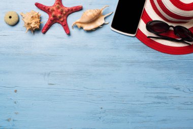 Tatil için yaz nesneleri