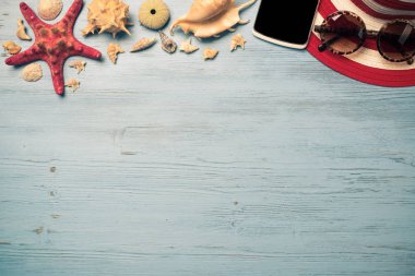 Tatil için yaz nesneleri