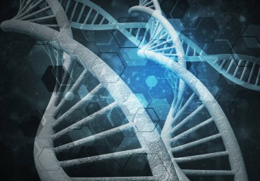 DNA molekülleri arka plan