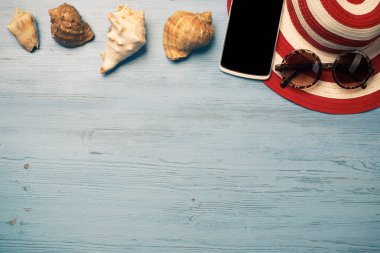 Tatil için yaz nesneleri