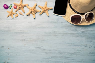 Tatil için yaz nesneleri