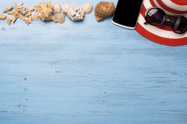 Tatil için yaz nesneleri