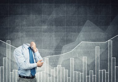 Başsız dalgın işadamı