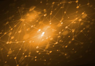 Soyut bağlantı yapısı arka plan