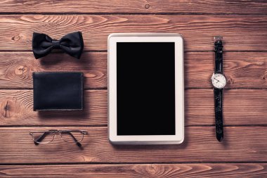 Tahta masayı hipster