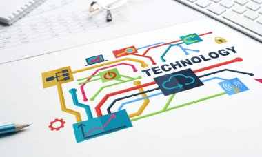 Ağ ortamı arkaplanı