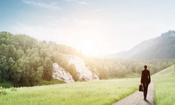 Seu caminho para o conceito de sucesso — Fotografia de Stock