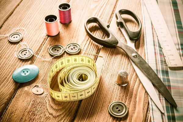 缝纫或DIY用物品 — 图库照片