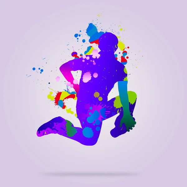 Abstract color dancer — Stock Photo, Image