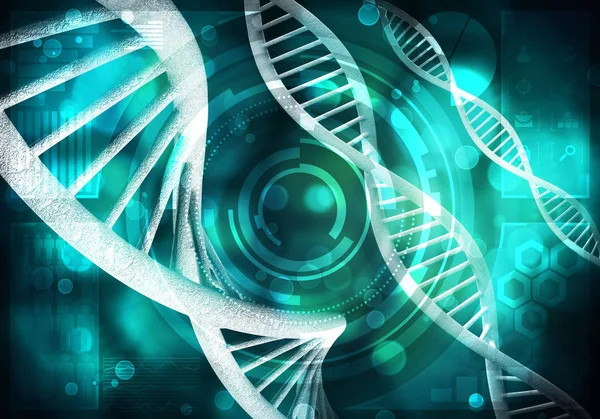 DNA molecules background — Stock Photo, Image