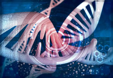 DNA molekülleri arka plan